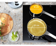 Płyta indukcyjna Electrolux EIV63443CT SaphirMatt SlimFit Hob2Hood Bridge Czarny mat - 1333366 - zdjęcie 7